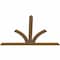 Ekena Millwork Richland Timber Gable Bracket, Western Red Cedar, 96"W x 64"H x 1 1/2"D x 5 1/2"F, 16/12 Pitch GBW096X64X0206RIC00SWR - alternate 5